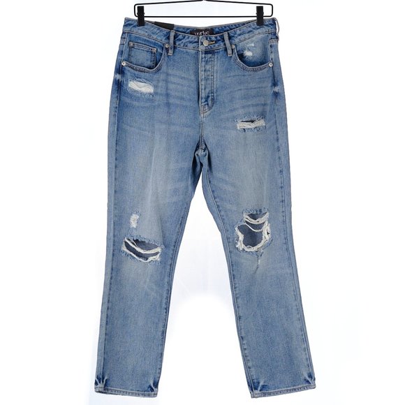 WENS Denim - WENS High Rise Mom Jean Distress Size 11